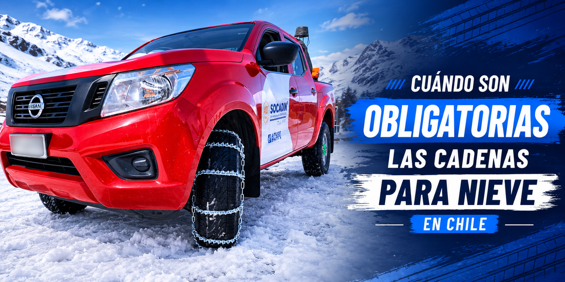 Cuándo son obligatorias las cadenas para nieve en Chile y cómo prepararte