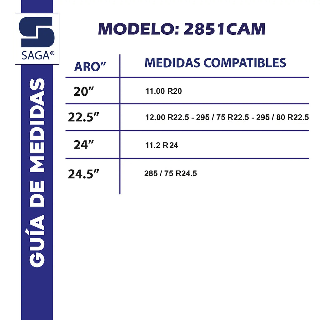 Par de Cadenas Para Nieve Dobles 4845 Saga®