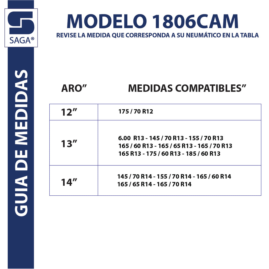 Par Cadenas 1806 Saga® + Bolso