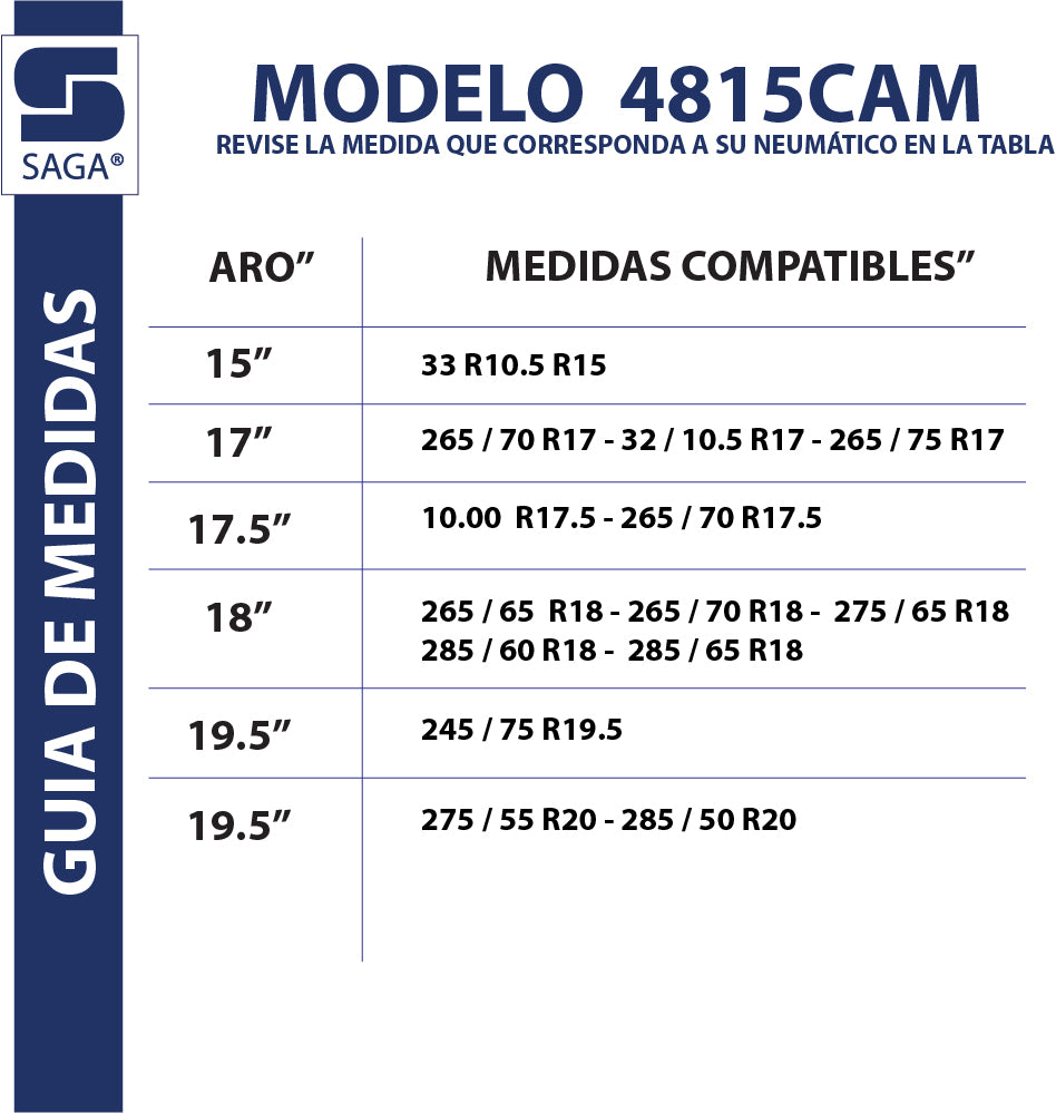 Par de Cadenas Para Nieve  Dobles 4815 Saga®