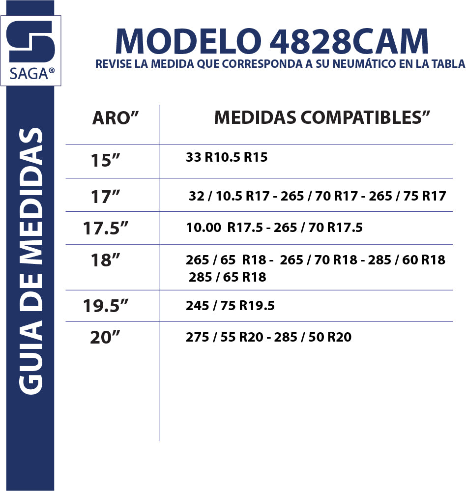 Par de Cadenas Para Nieve 4828 Dobles Tupidas