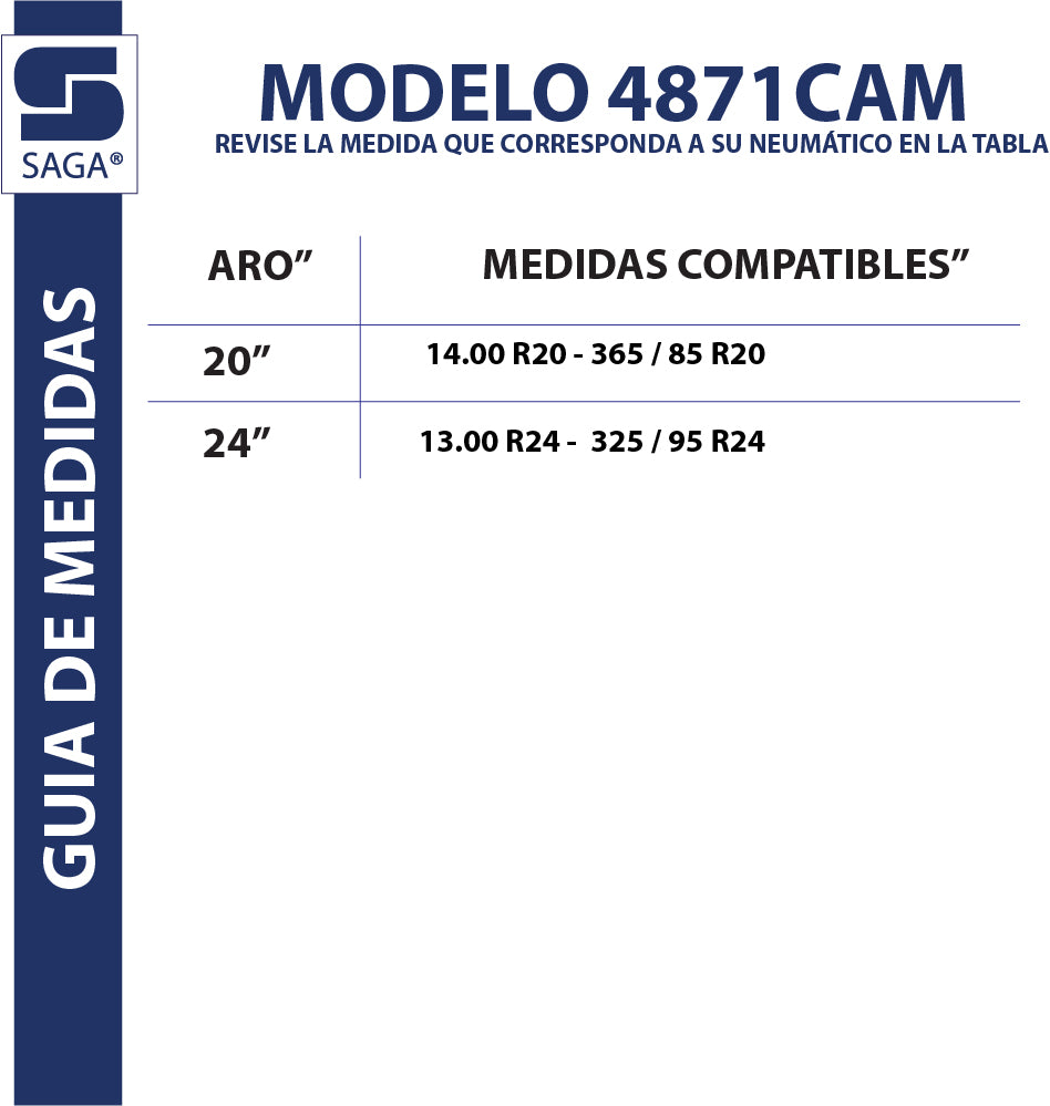 Par de Cadenas Para Nieve 4871 Dobles Tupidas