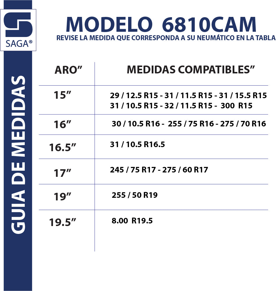 Par de Cadenas Para Nieve Dobles 6810 Saga®