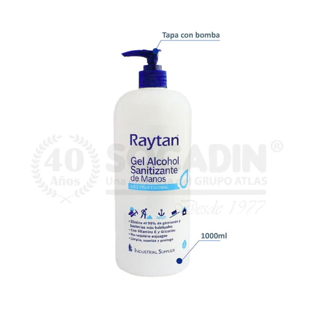 Alcohol Gel al 70% 1Lt. para equipamiento minero