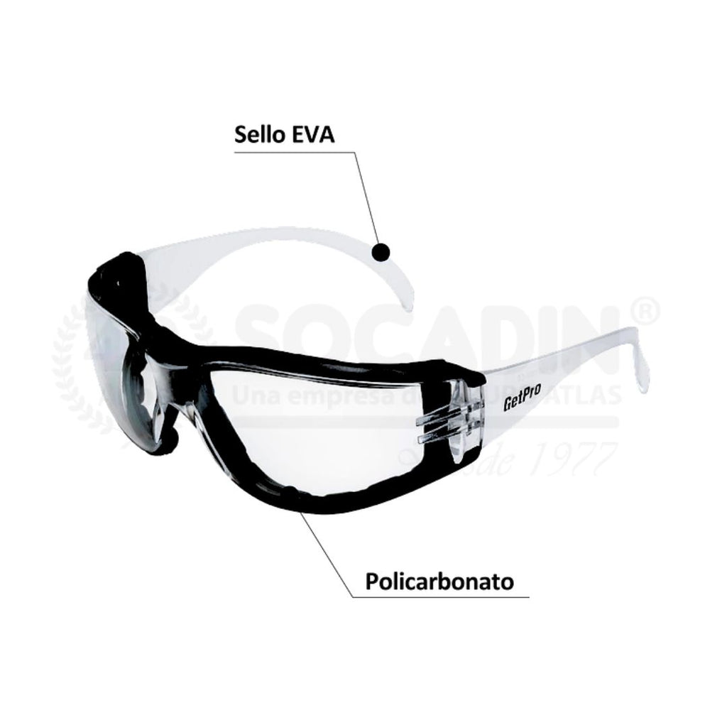 Anteojo Getpro B-Foam Clear SF121-1