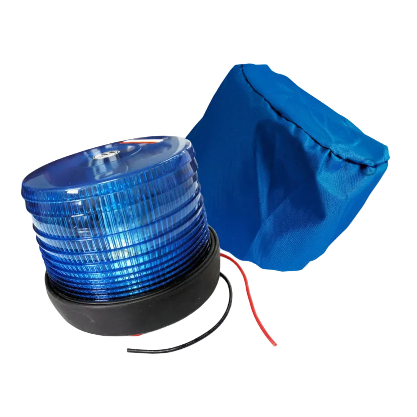 Baliza Azul Apernada 12-48V + Funda
