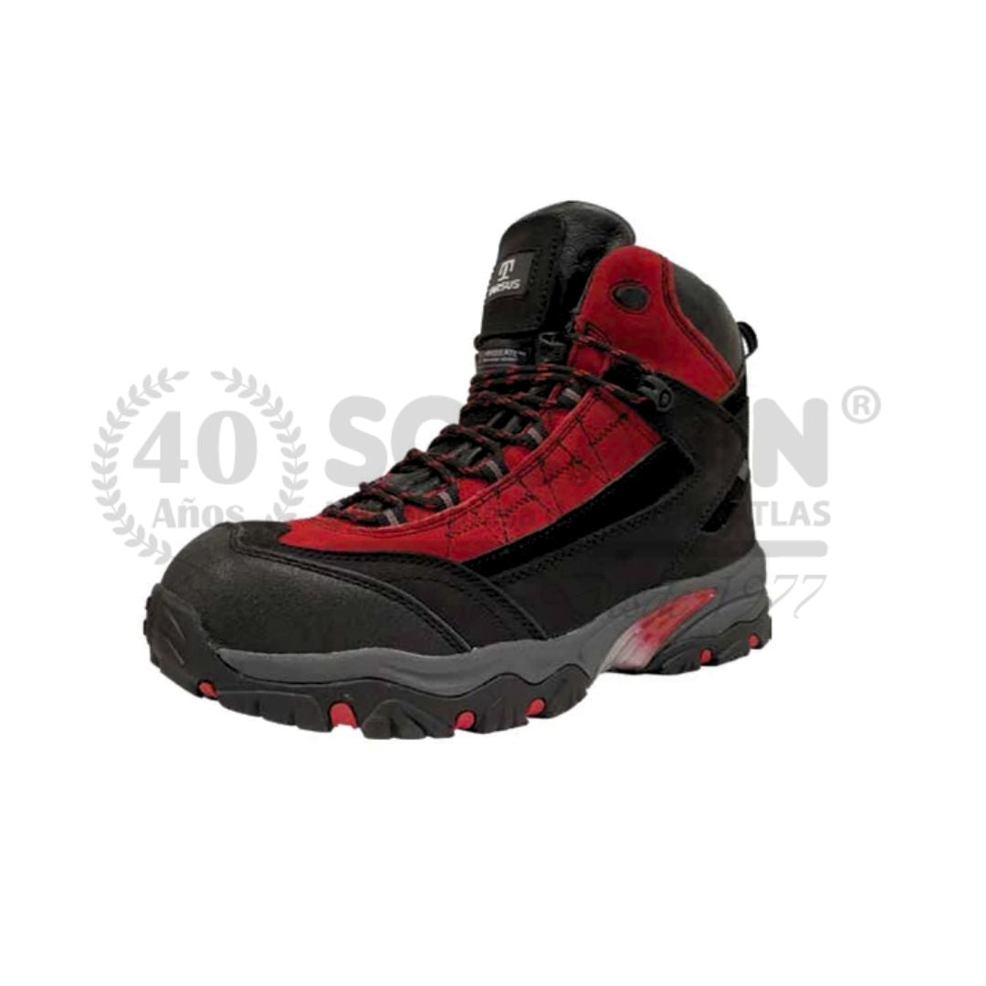 Botin de Seguridad Rojo Negro Tarsus - 44