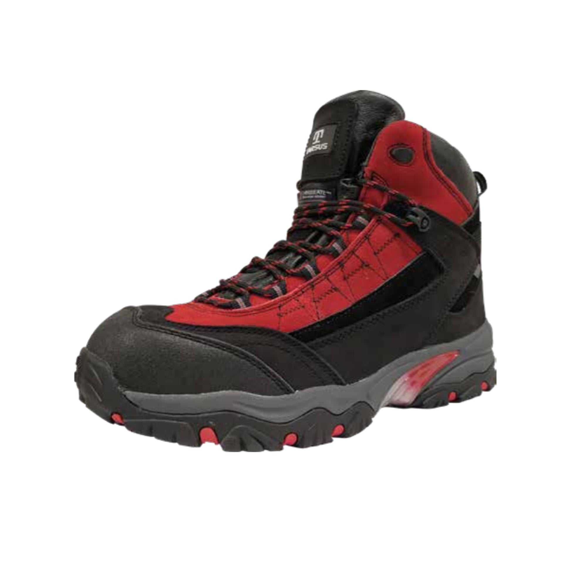 Botin de Seguridad Rojo Negro Tarsus - 39