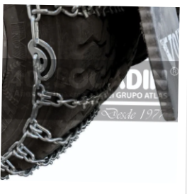 Cadenas para la nieve y barro para Camión Tupidas. Mas reforzada para mayor duración y traccion. Socadin Saga.