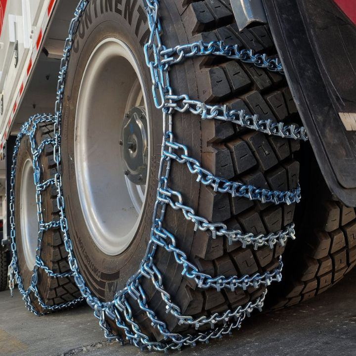 Cadenas para la nieve y barro para Camión Tupidas. Mas reforzada para mayor duración y traccion. Socadin Saga.