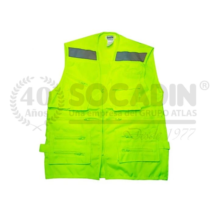 Chaleco Geólogo Gabardina verde