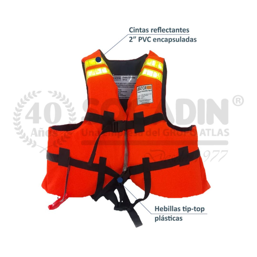 Chaleco Salvavidas Atox con Corte - XL