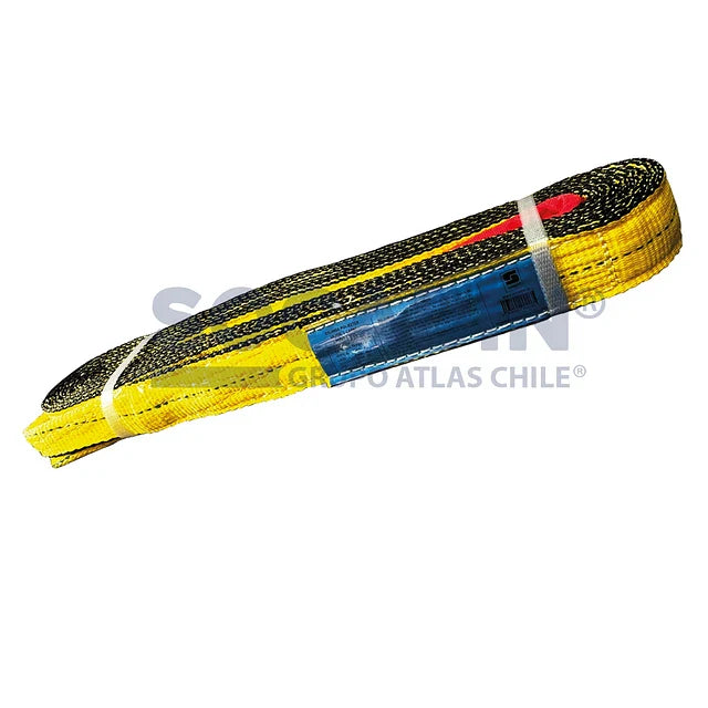 Eslinga Plana 2"  Poliéster Ojo-Ojo - 2" x 3 Capa x 10 Mts