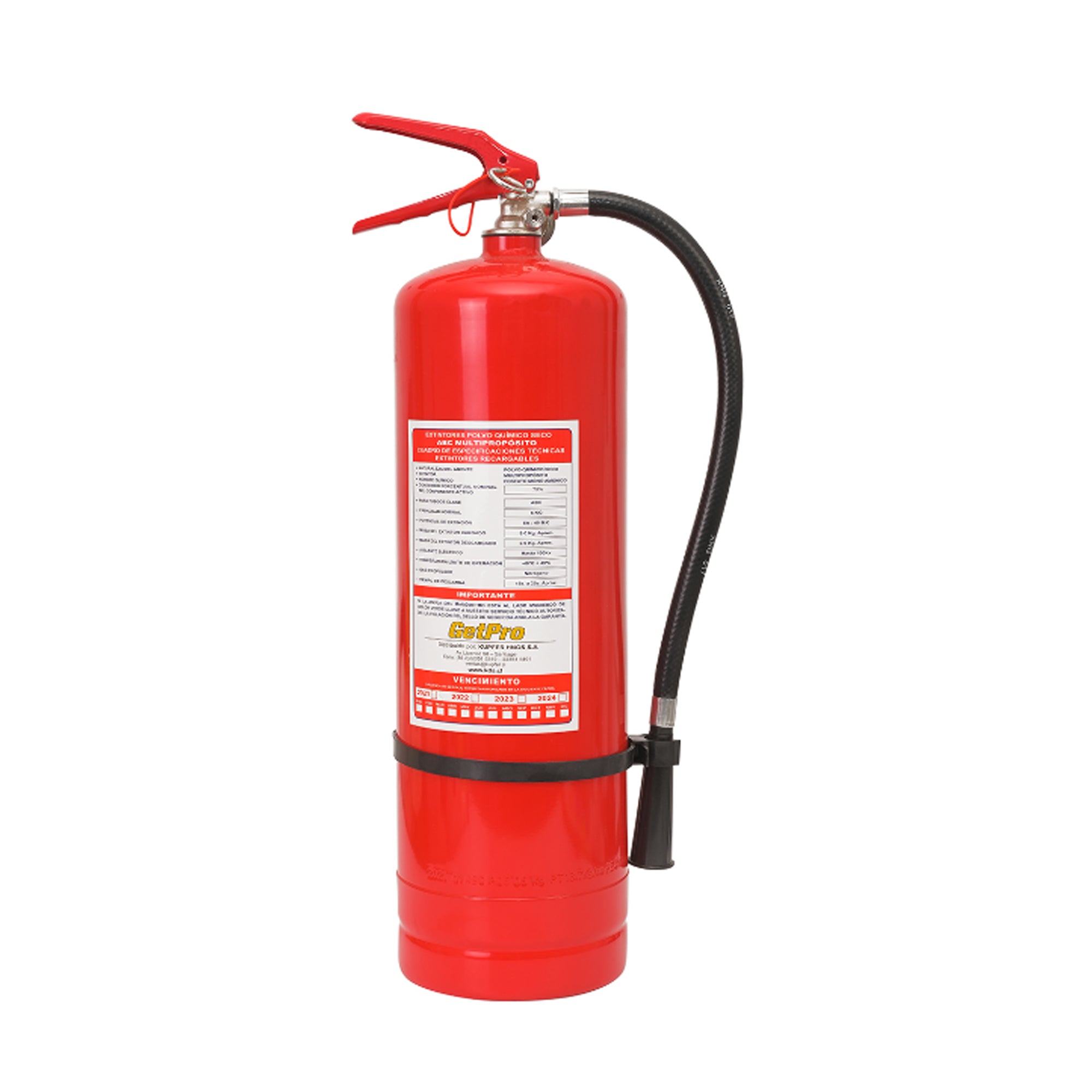 Extintor PQS 10 Kgs 75%