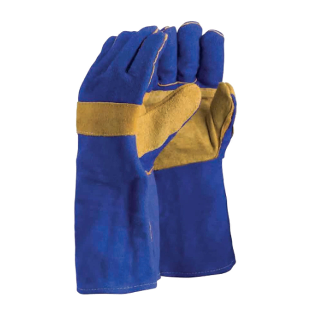 Par Guante Soldador Azul