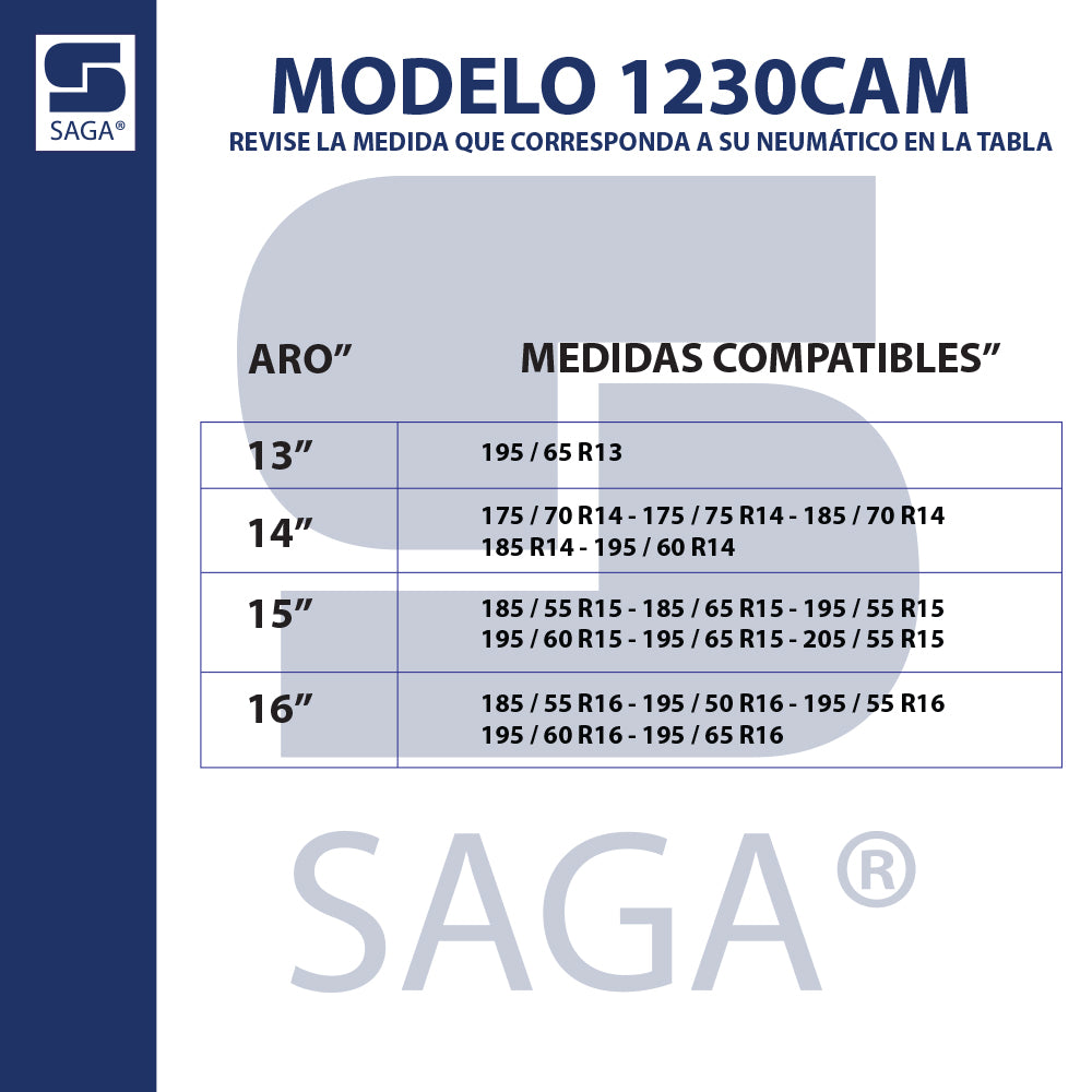 Par Cadenas 1230 Saga® + Bolso