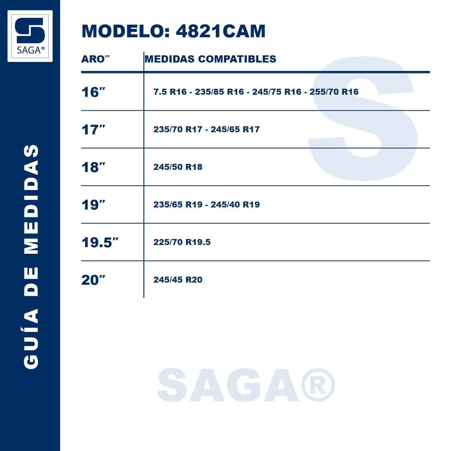 Cadenas para Nieve Dobles T4821 Saga - otra vista