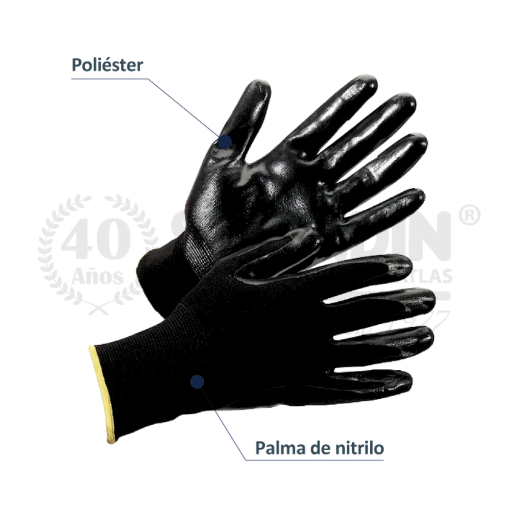 Par Guante Palma Nitrilo - T8