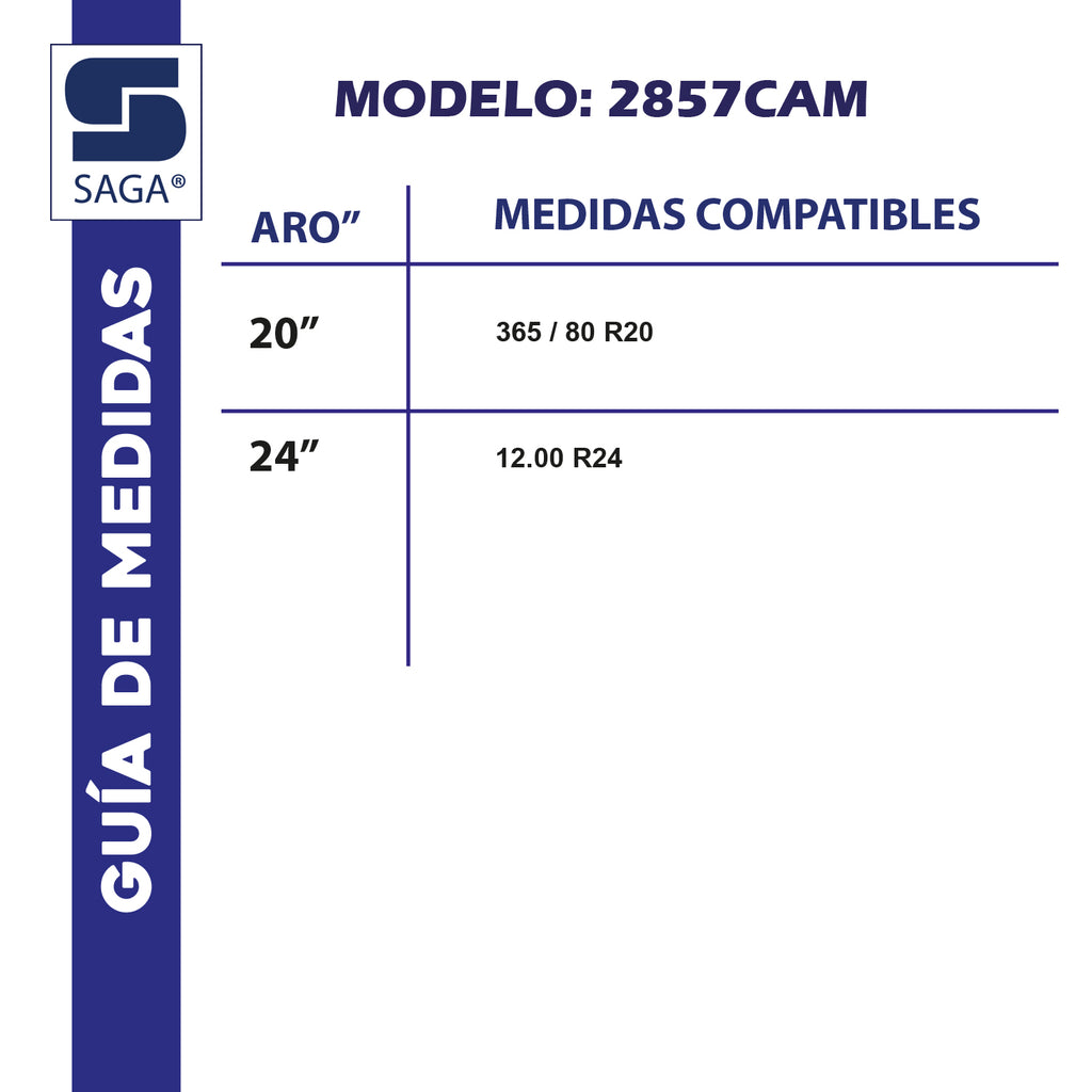 Par de Cadenas Para Nieve Simples T2857 Saga®