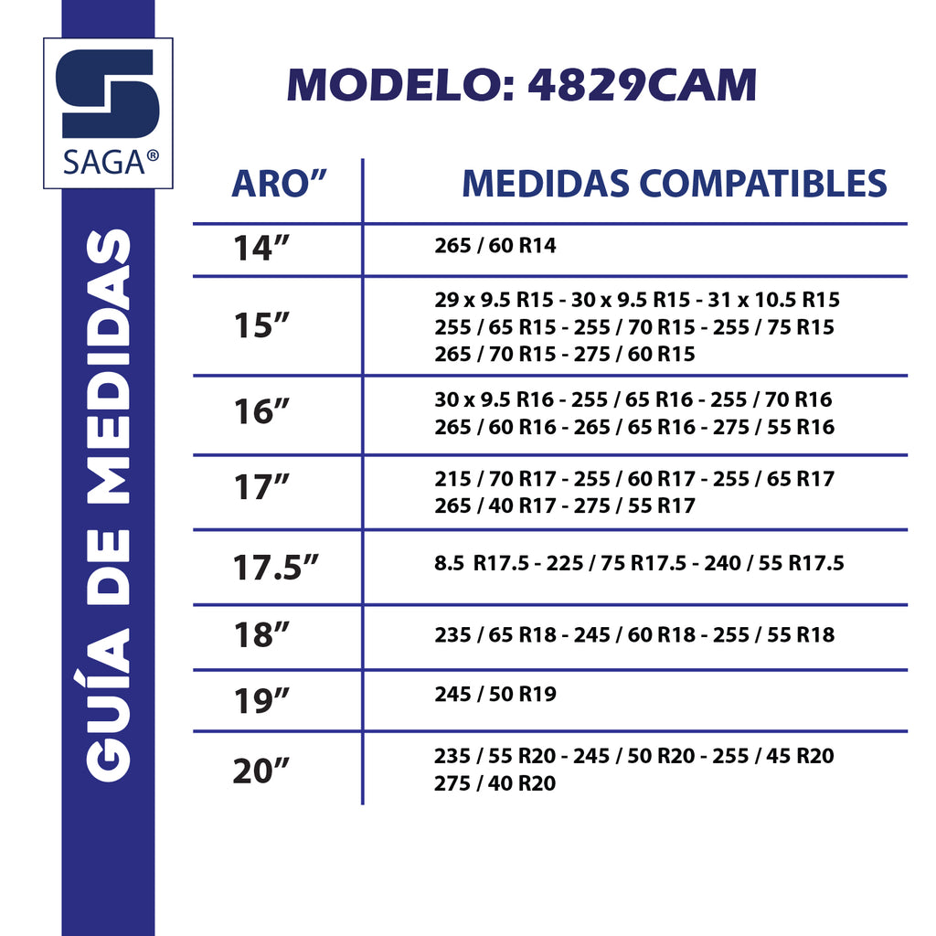 Par de Cadenas Para Nieve Dobles 4871 Saga®