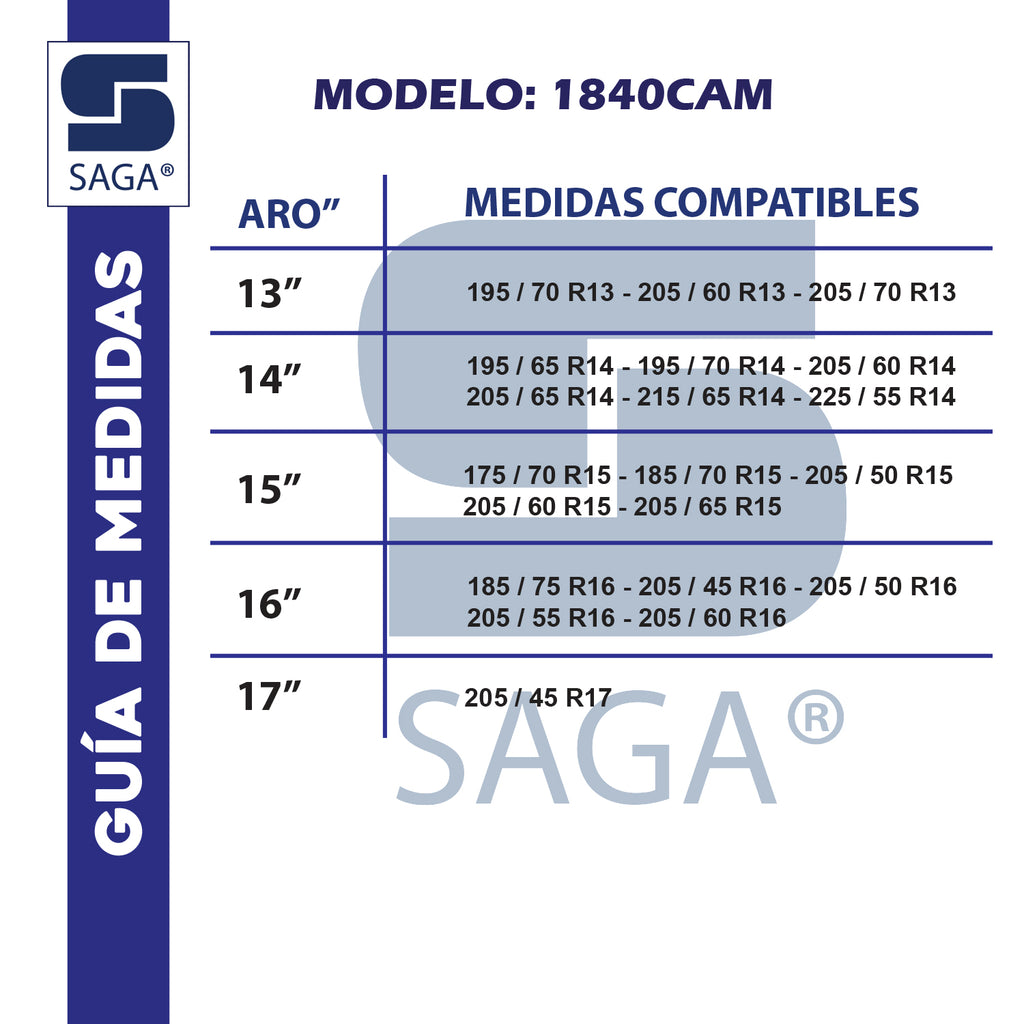 Par Cadenas 1840 Saga®