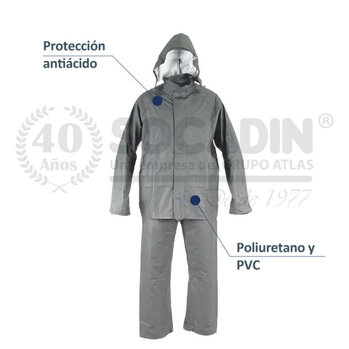 Traje Antiácido PU - XL