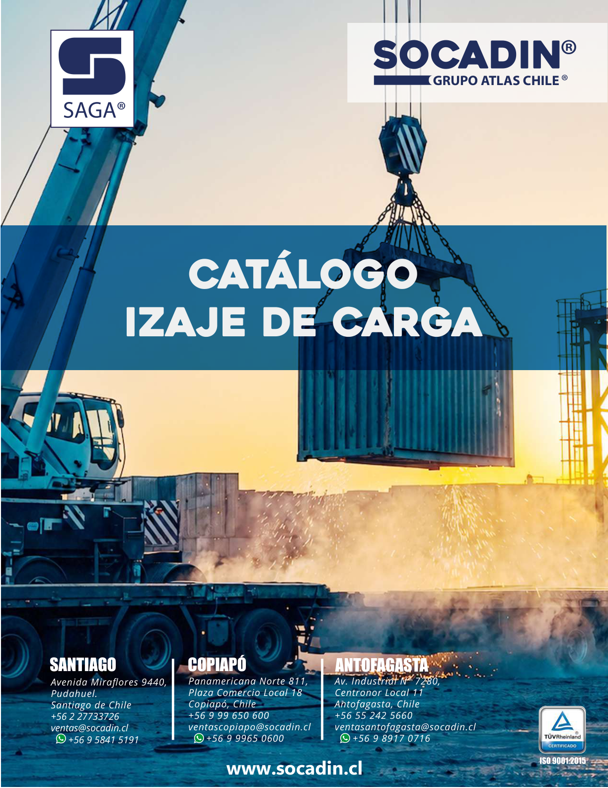 Portada catálogo Izaje de Carga 2026